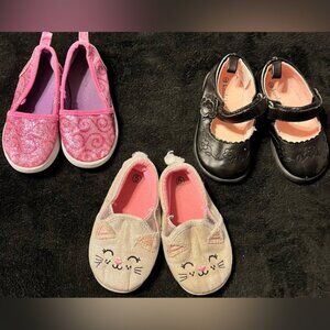 Baby Girl Size 5 Shoe Lot of 3
